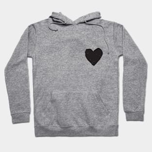 BLACK HEART SMALL Hoodie